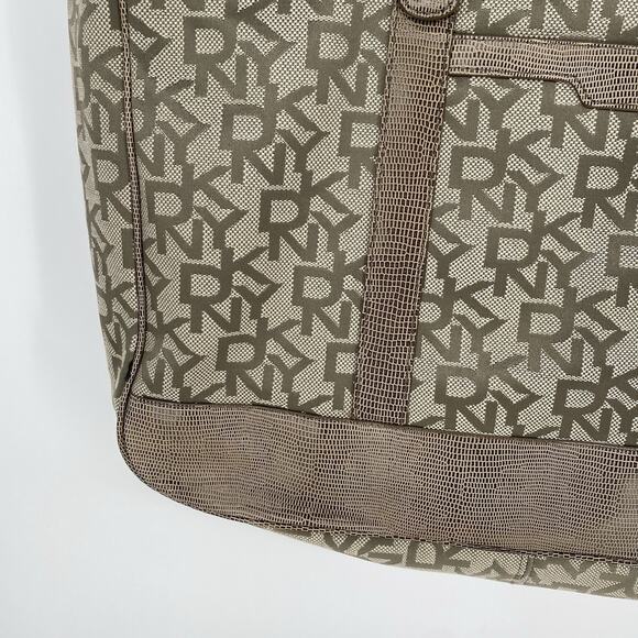DKNY Monogram Two Handle Tote Gray - Picture 6 of 10